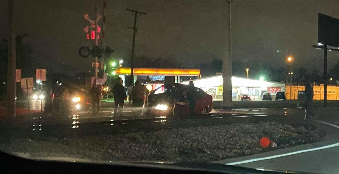 Drivers in Lyndon, Kentucky, keep getting stuck on railroad tracks